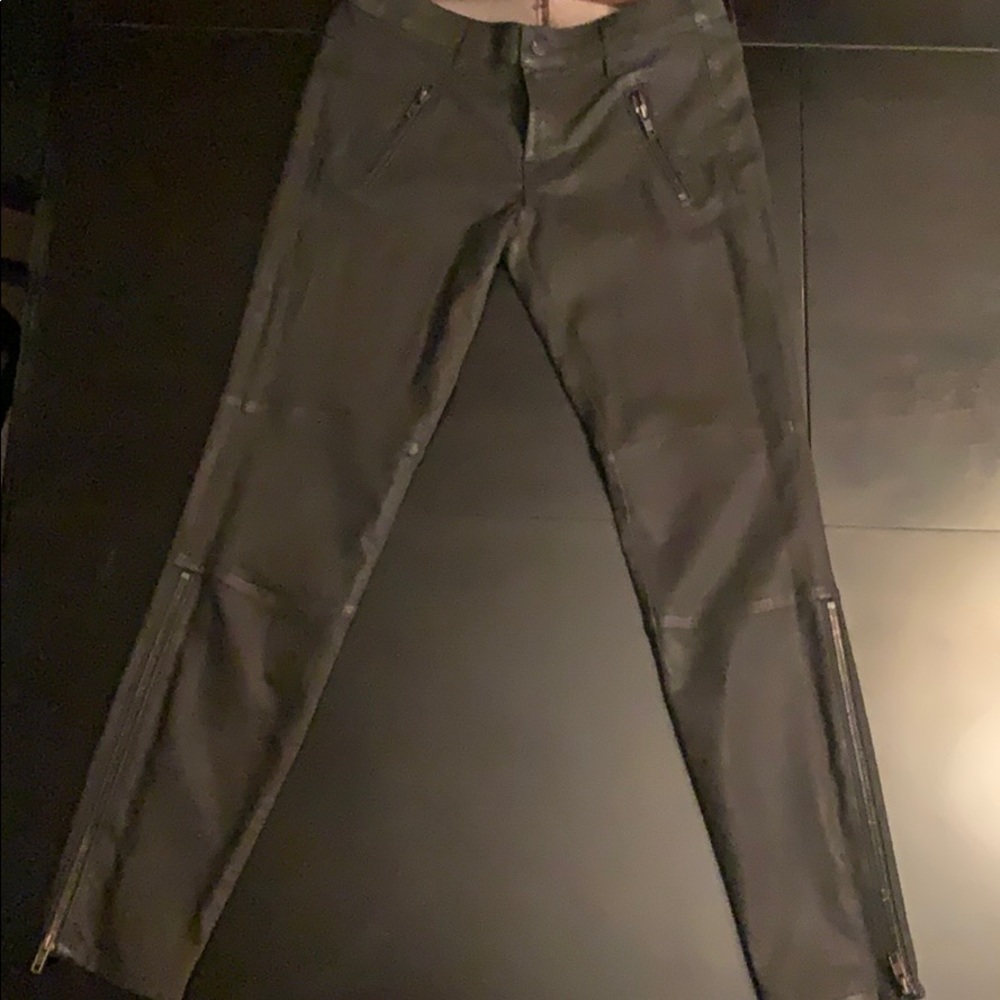 NWOT JBrand Agnes Waxed Skinny Jeans (Mocha)